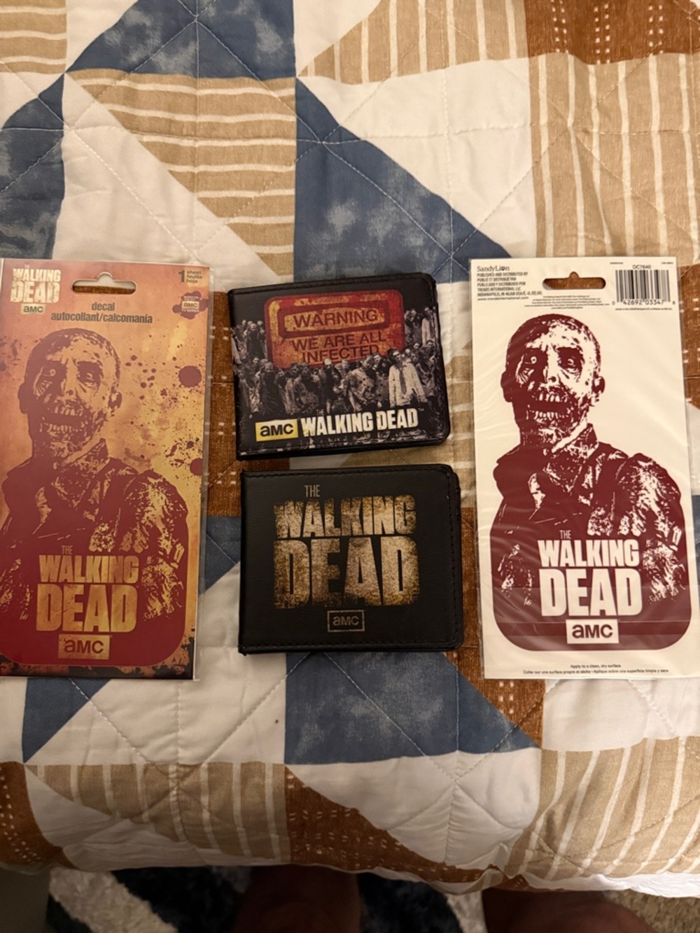 The Walking Dead Black Bi-Fold Wallet -